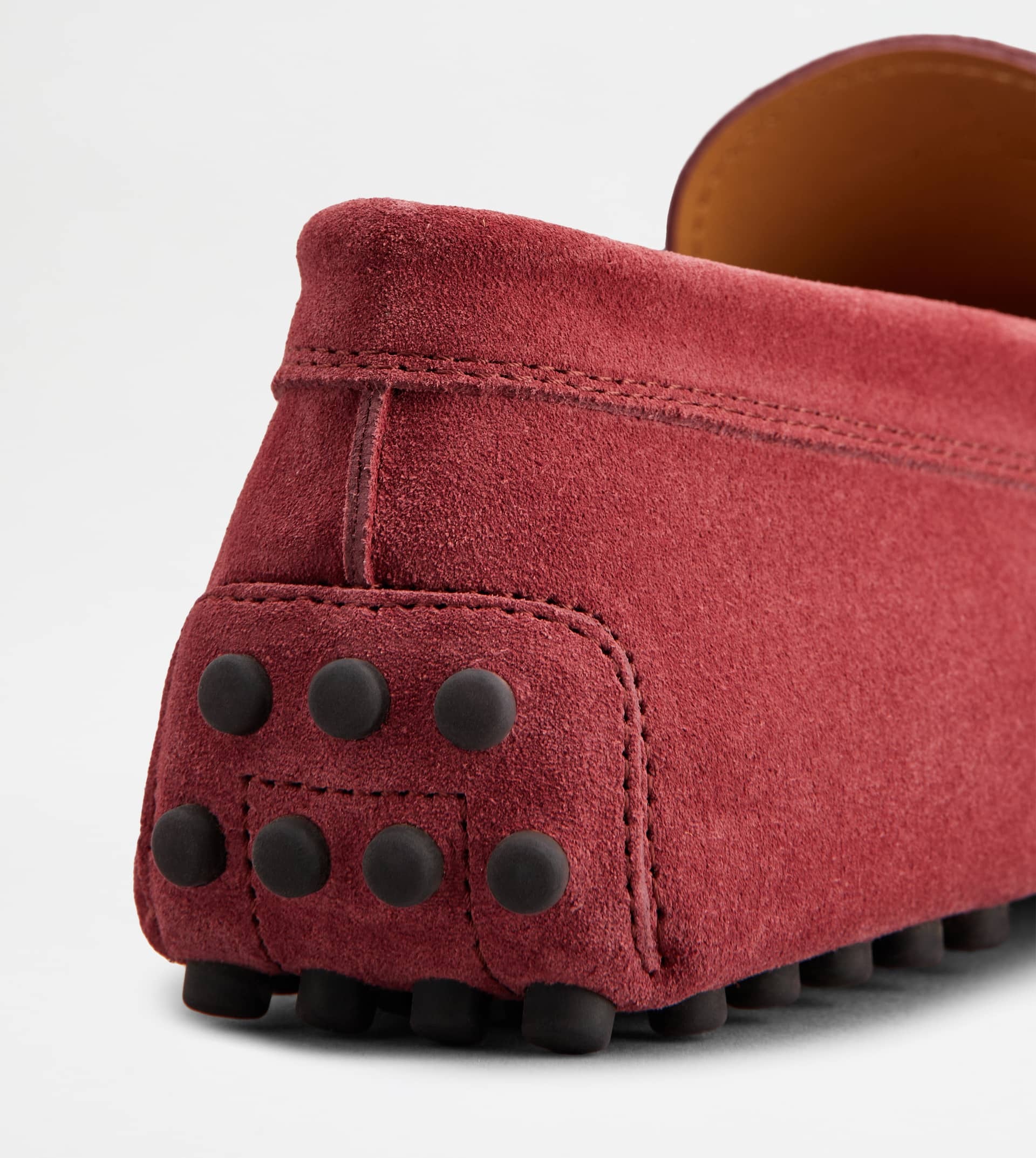 GOMMINO DRIVING SHOES IN SUEDE - BURGUNDY - 5