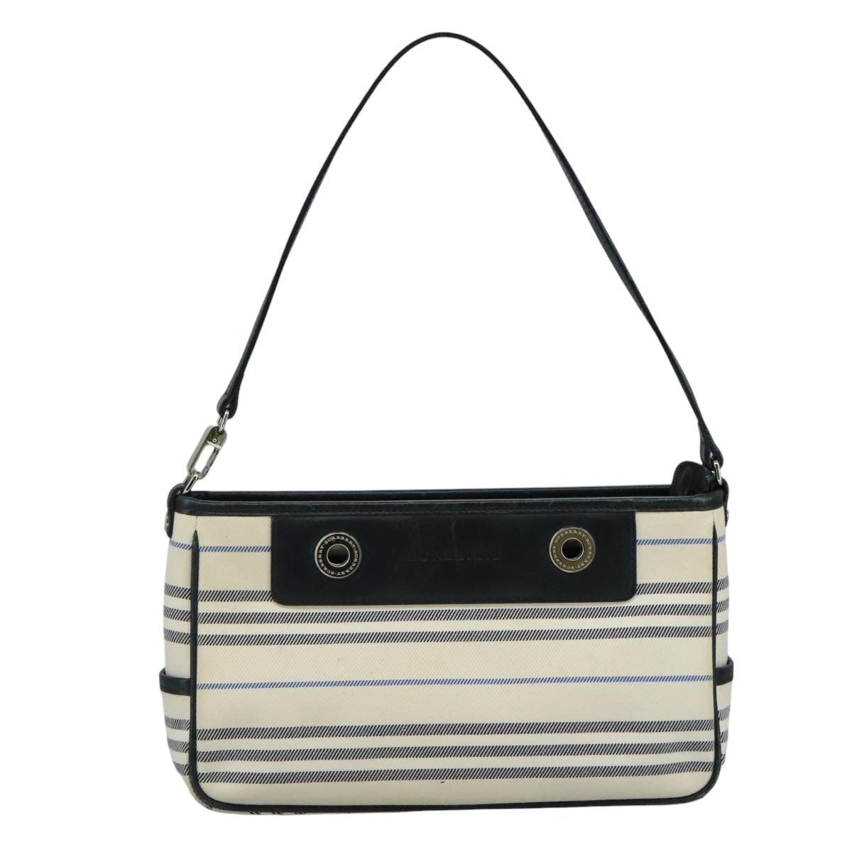 Burberry Shoulder Bag Canvas White - 13