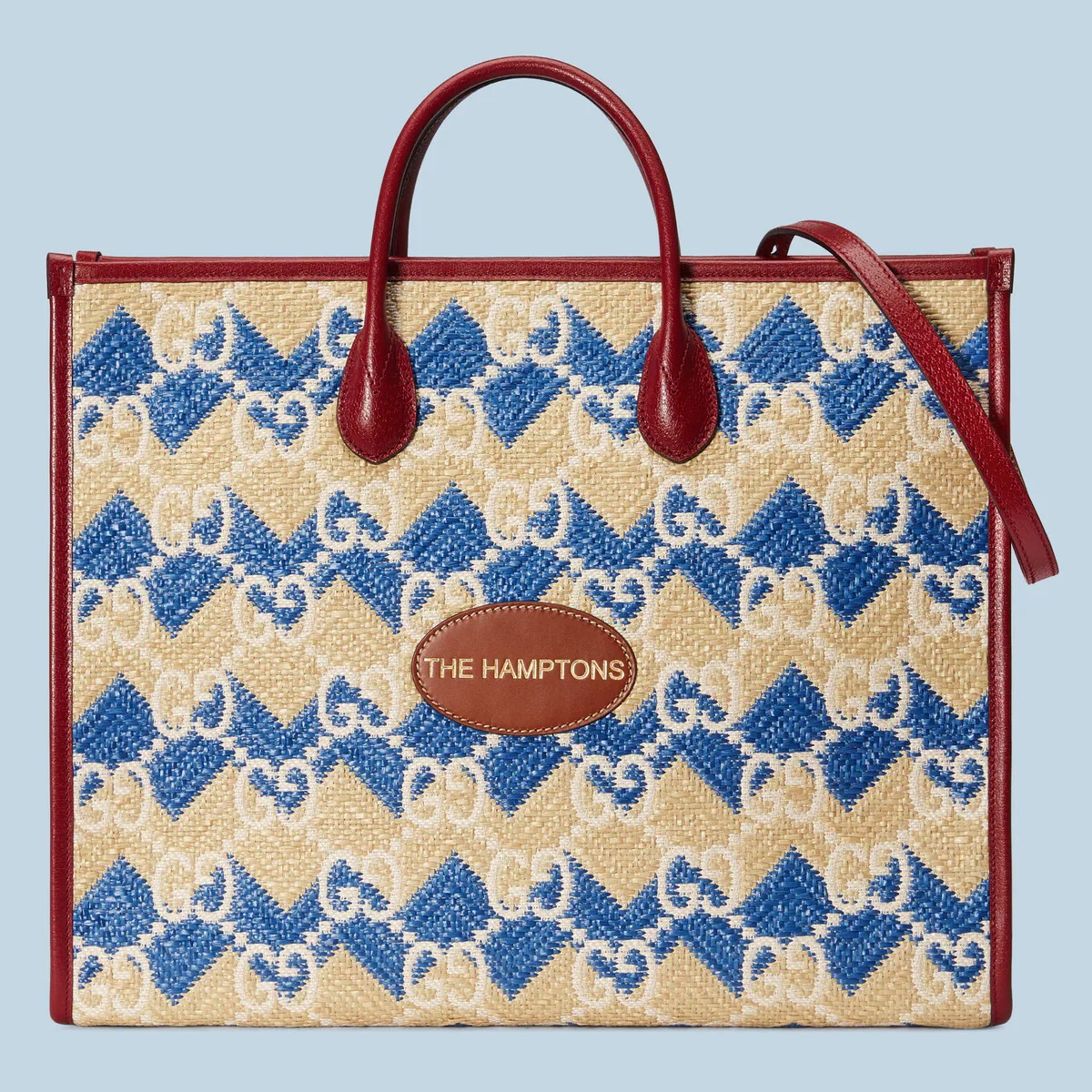 'The Hamptons' chevron striped tote bag - 1