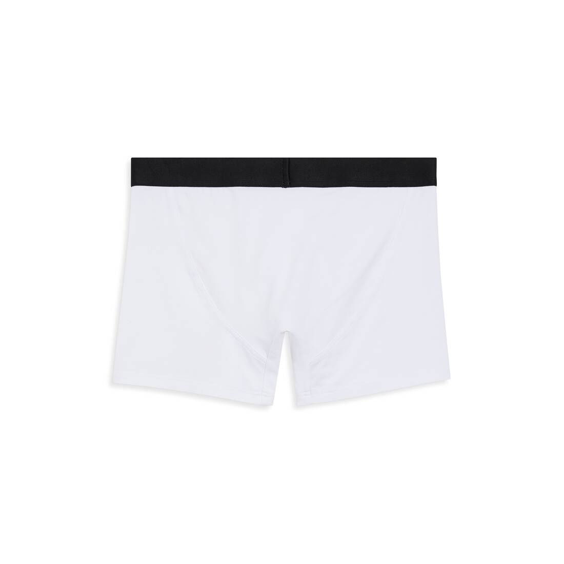 Men's Racer Briefs in White/black