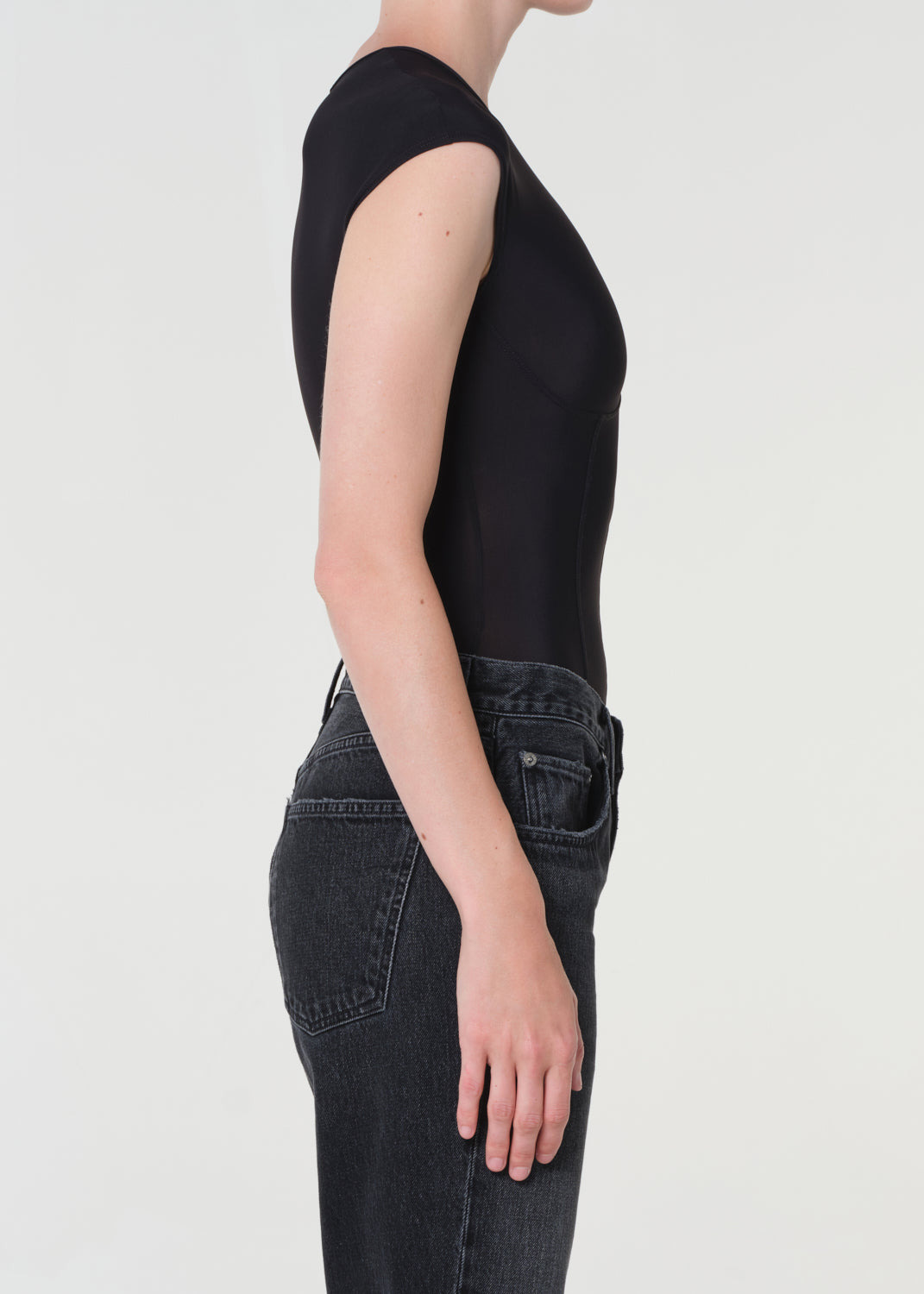 NADIA BODYSUIT IN BLACK - 3