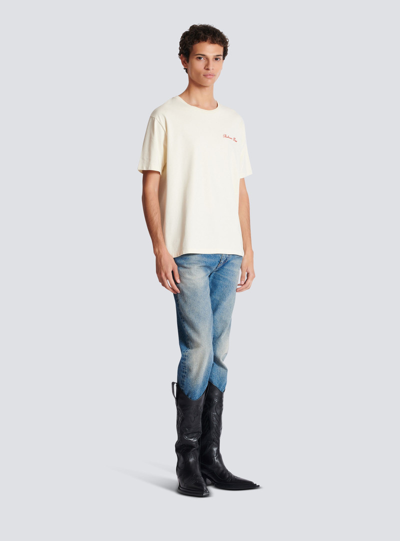 Balmain Signature Western T-shirt 4