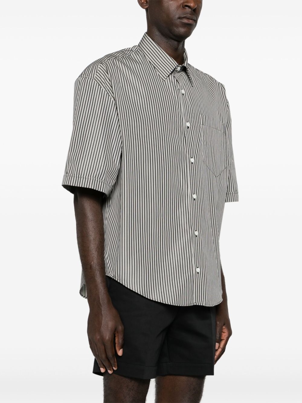 striped bowling shirt - 5