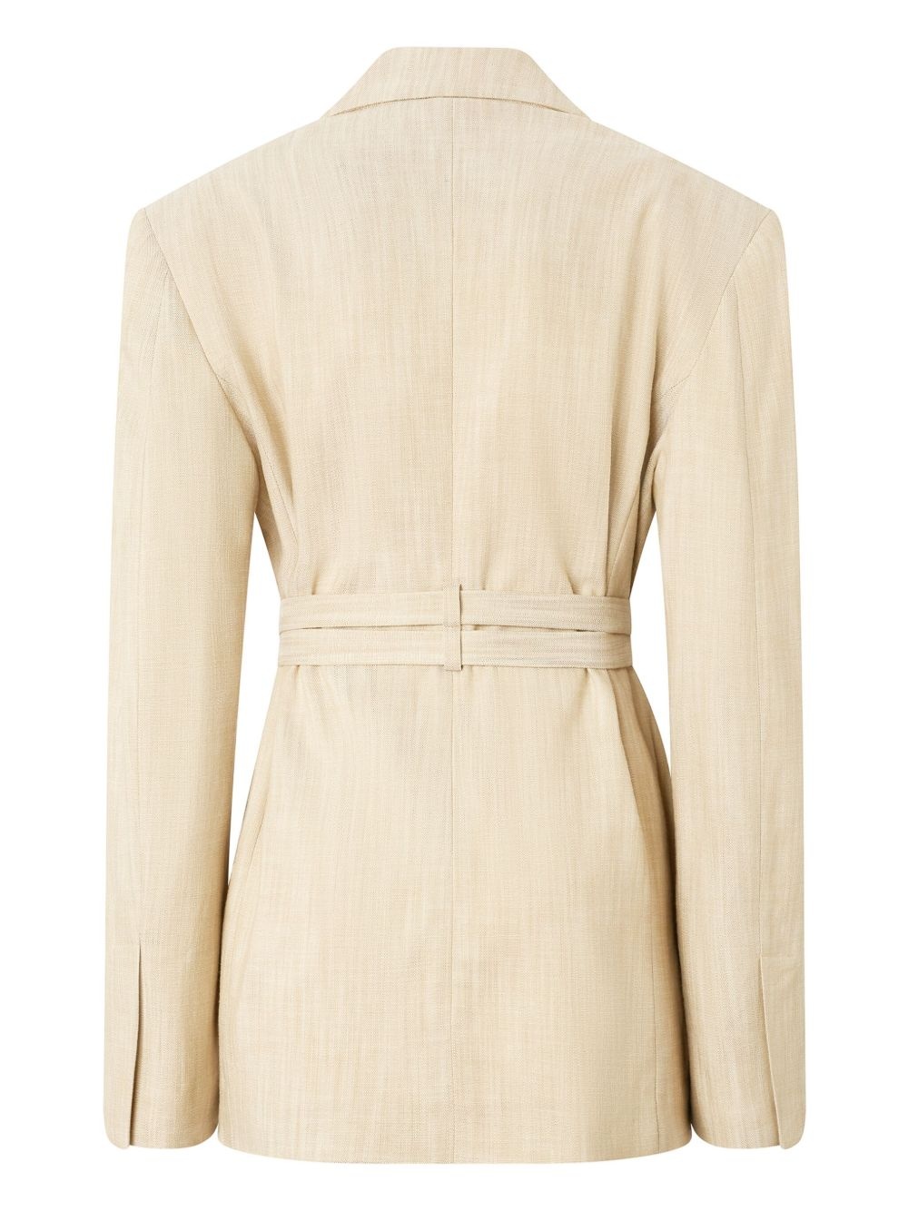 belted blazer - 2