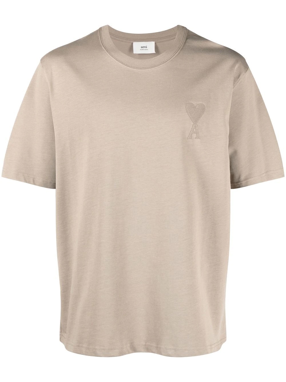 logo-embroidered T-shirt - 1