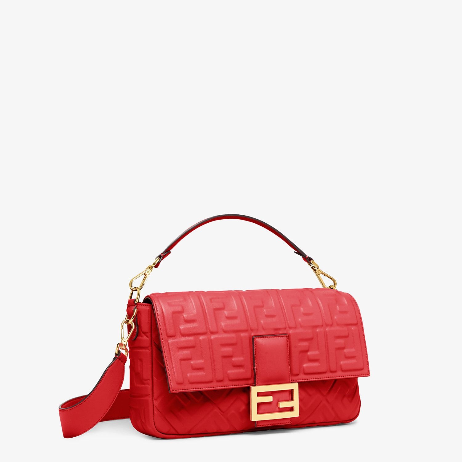 Red leather bag - 3