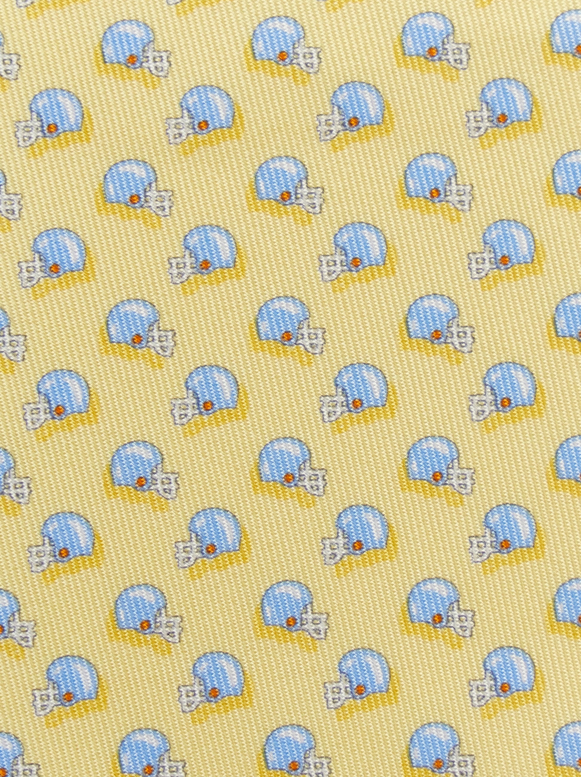 Football print silk tie - 2