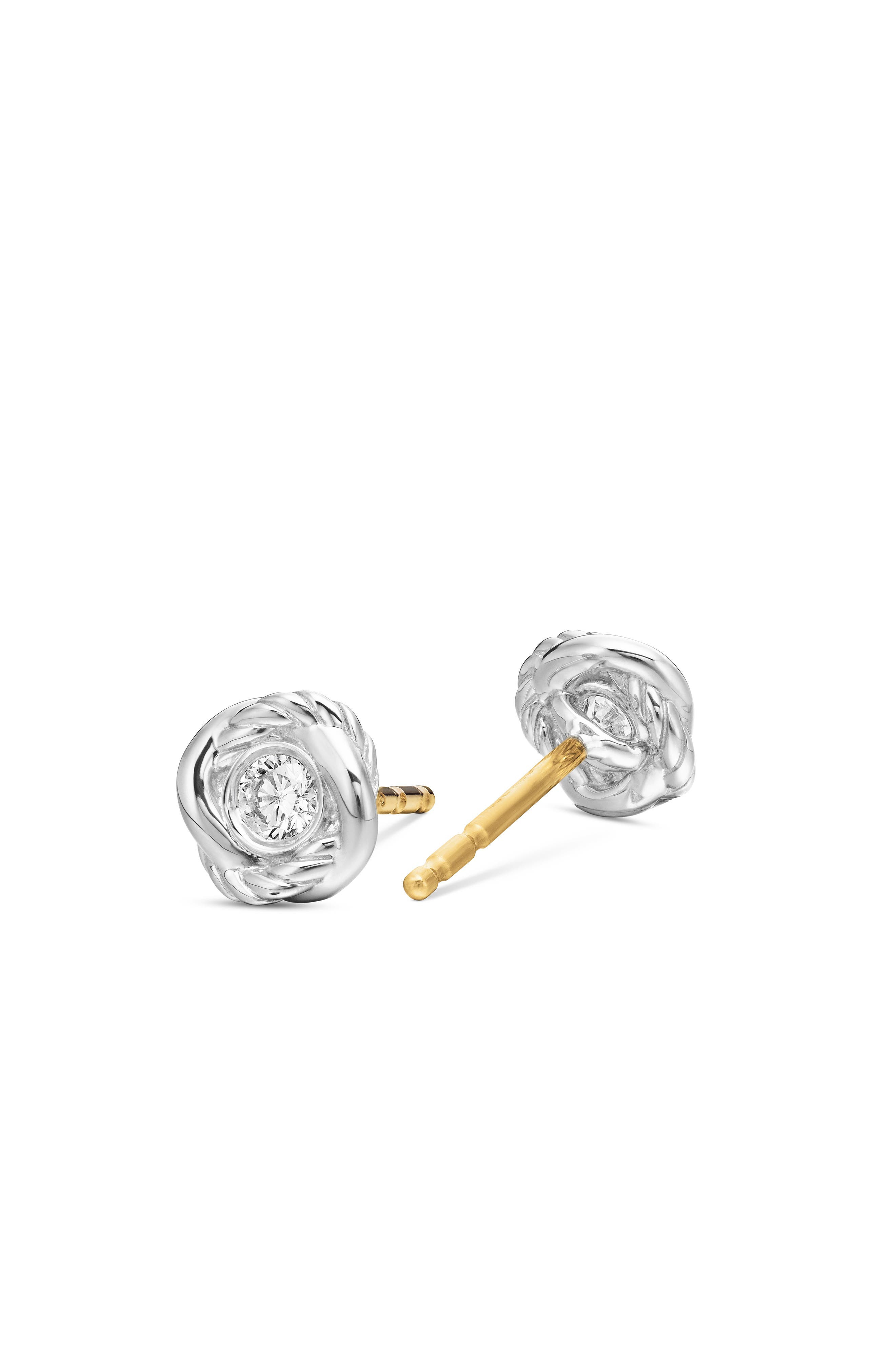 David Yurman Infinity Knot Diamond Stud Earrings at Nordstrom - 5