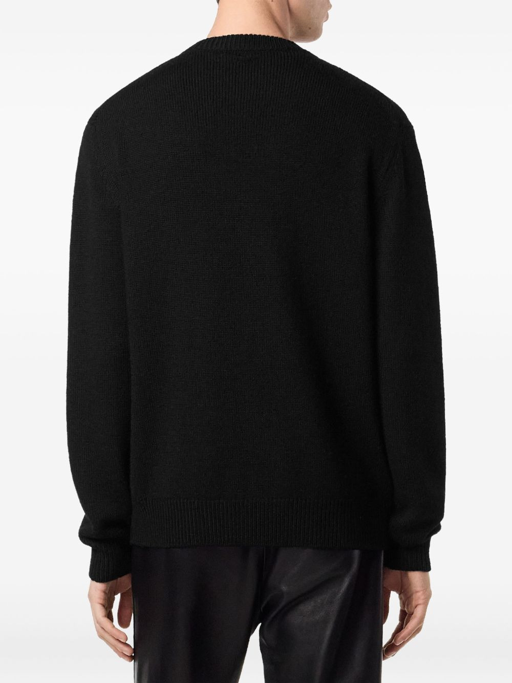jaguar-embellished sweater - 4