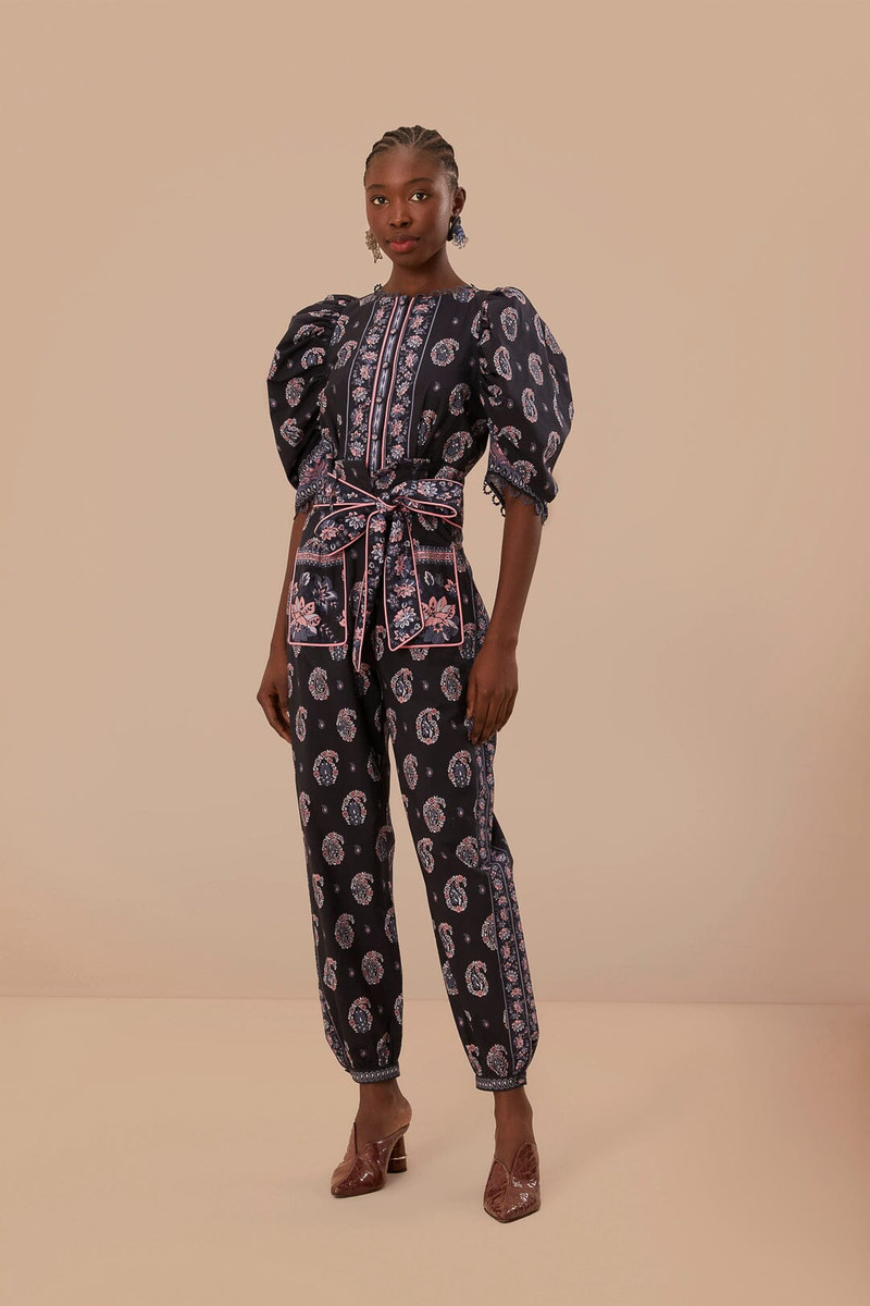 Blue Ayla Short Sleeve Jumpsuit 1