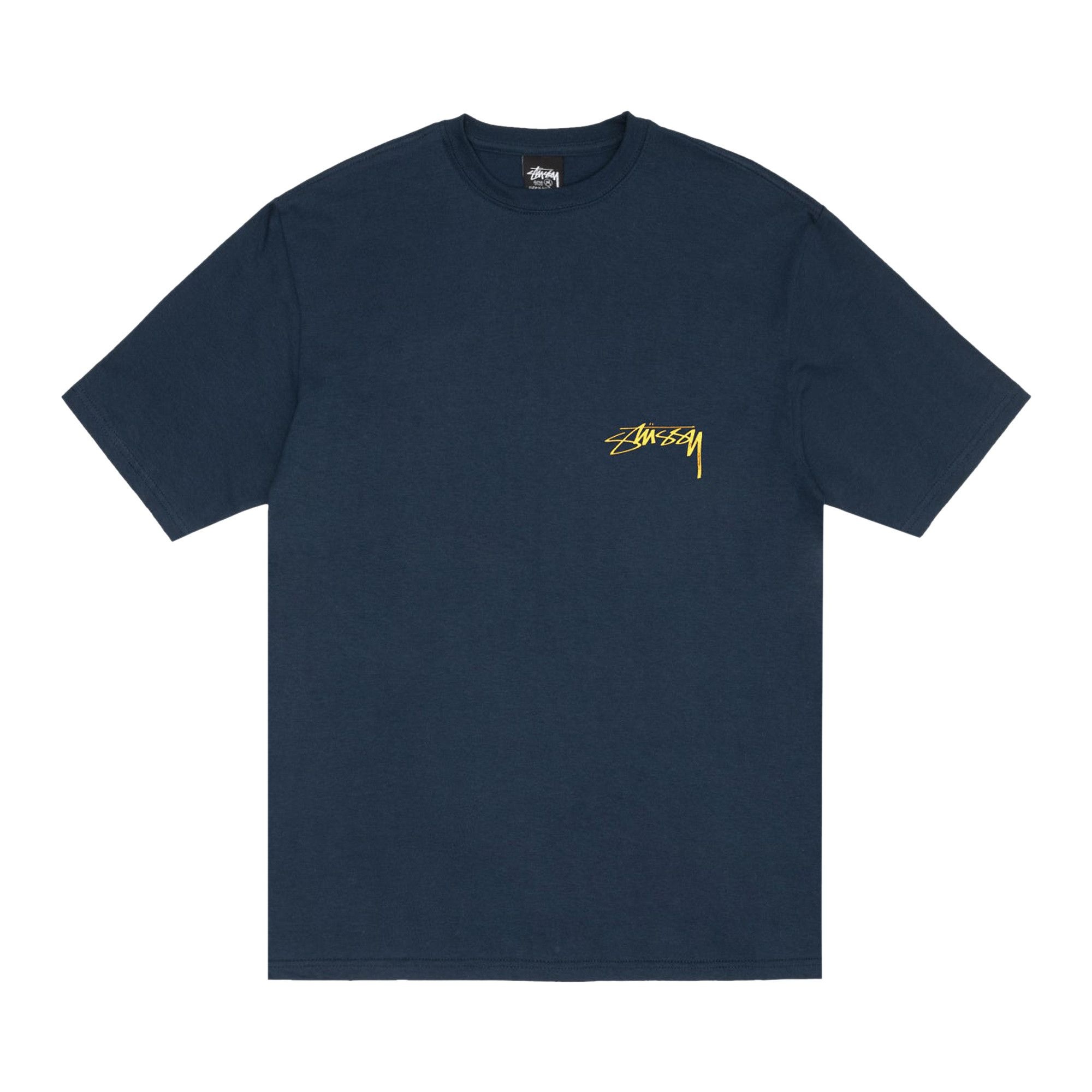 【Stussy】 Night Lights T-Shirt Navy Stüssy Stussy Night Lights Tee 'Navy' | REVERSIBLE