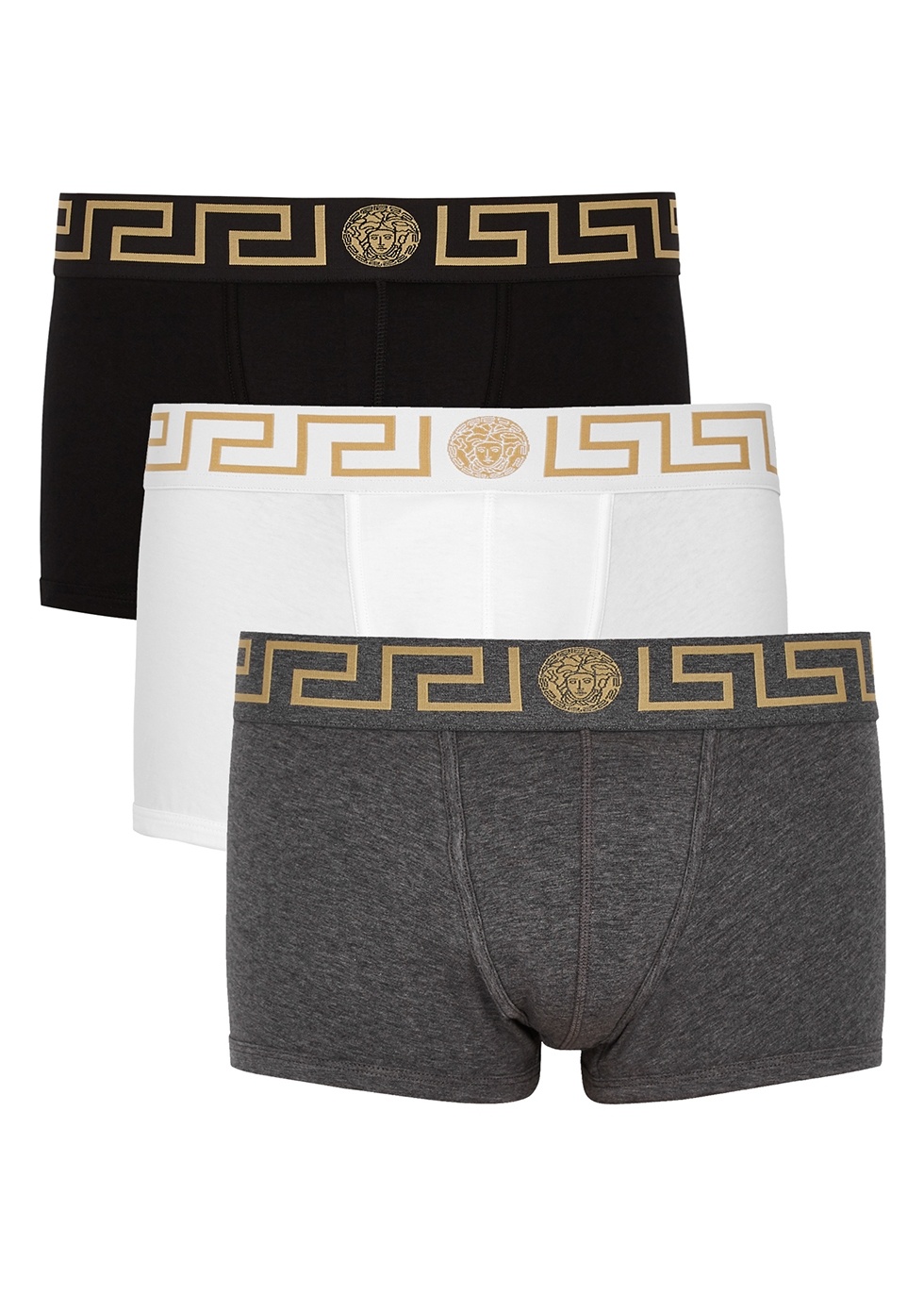 Stretch-cotton trunks - set of three - 1