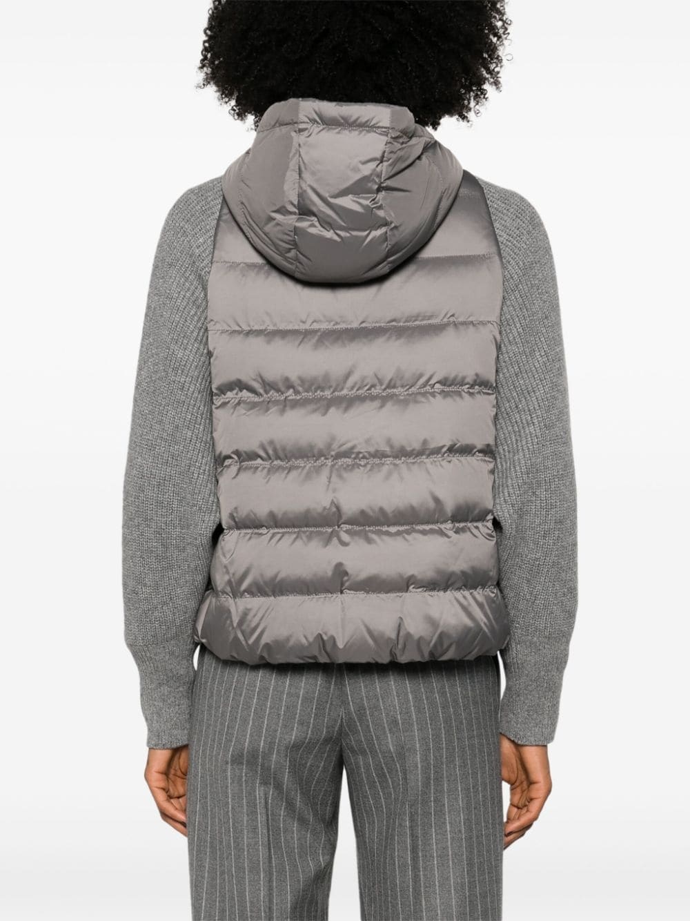 quilted hooded jacket - 4