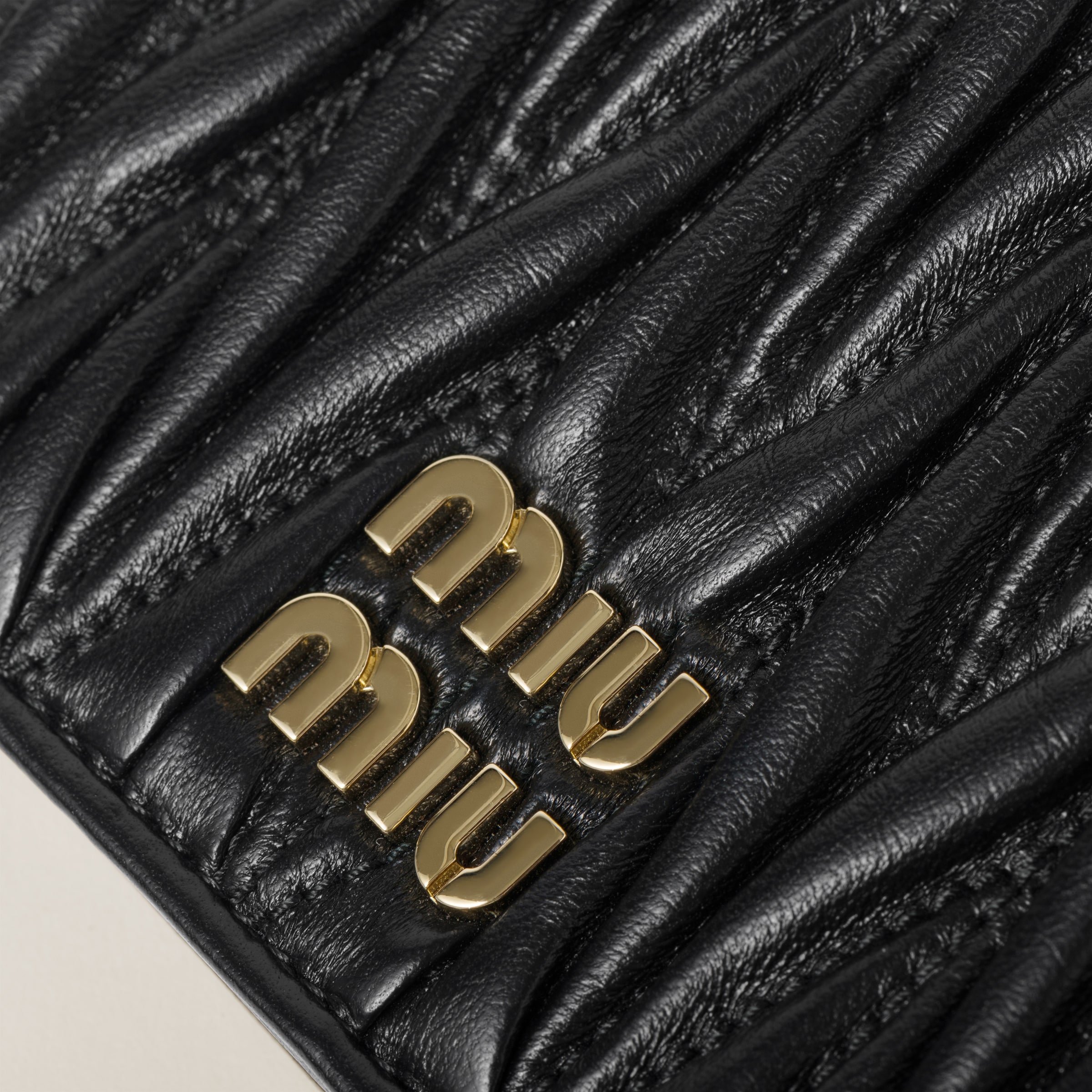 Miu Miu Small matelassé nappa leather wallet | REVERSIBLE