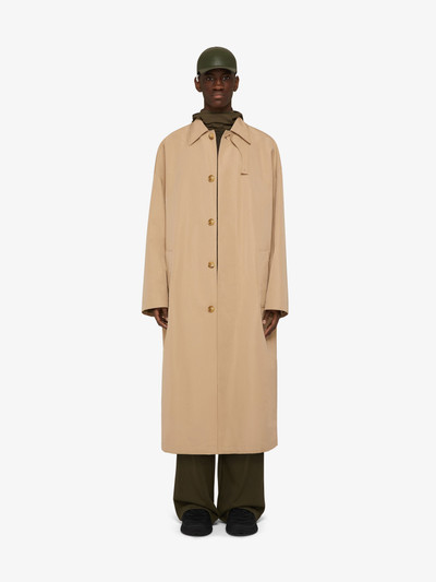 Givenchy TRENCH COAT IN COTTON TAFFETA outlook