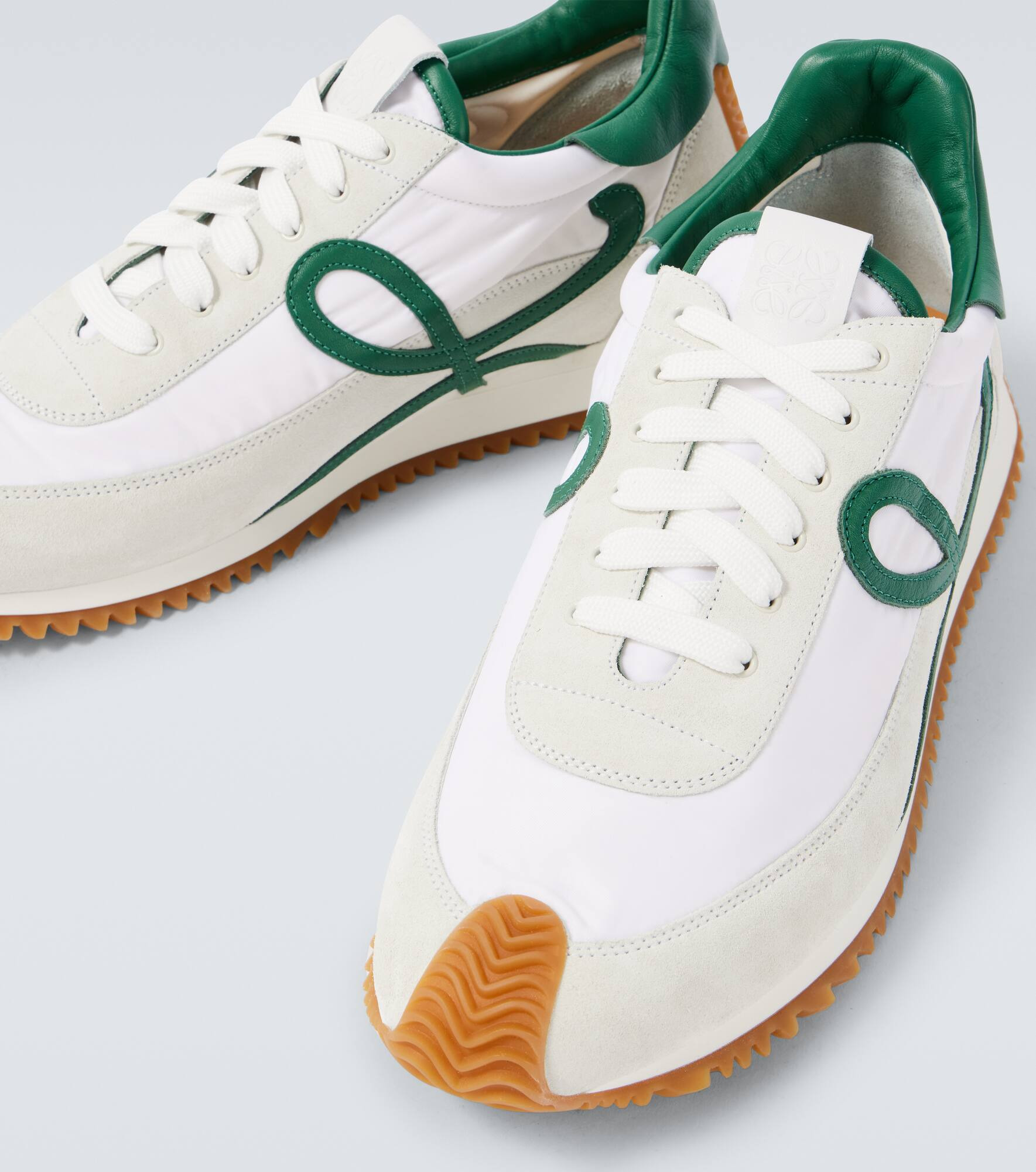 Flow Runner 2.0 suede-trimmed sneakers - 3