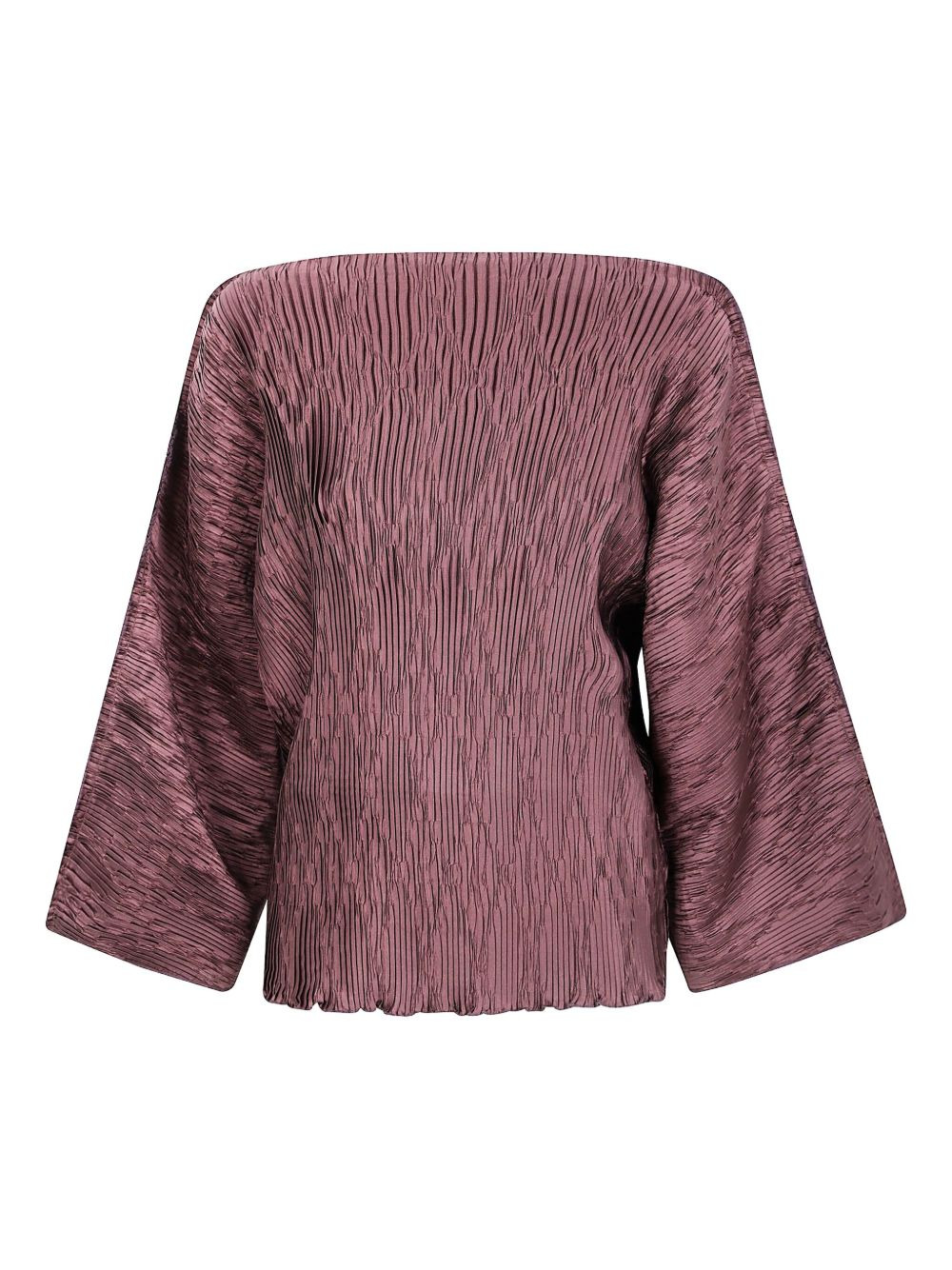 Tralluman pleated-panel blouse - 2