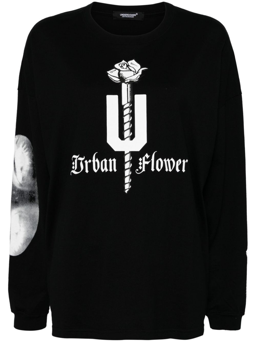 graphic-print long-sleeved T-shirt - 1