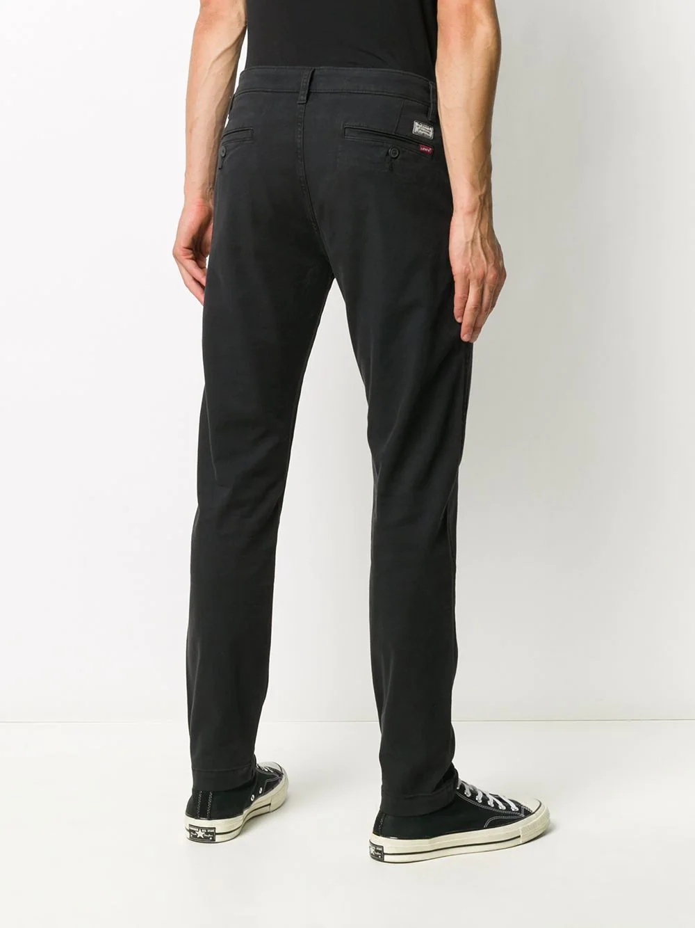 mid-rise slim-fit chinos - 4