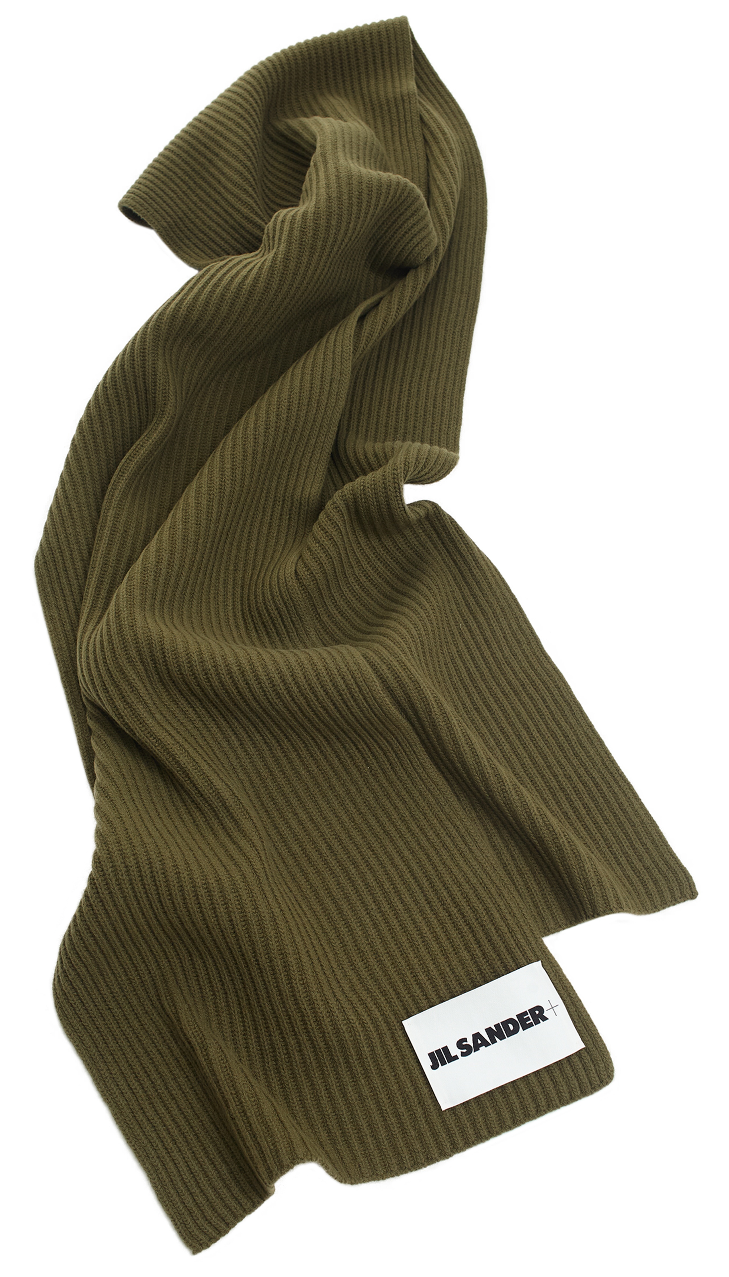 WOOL SCARF WITH PATCH - 2