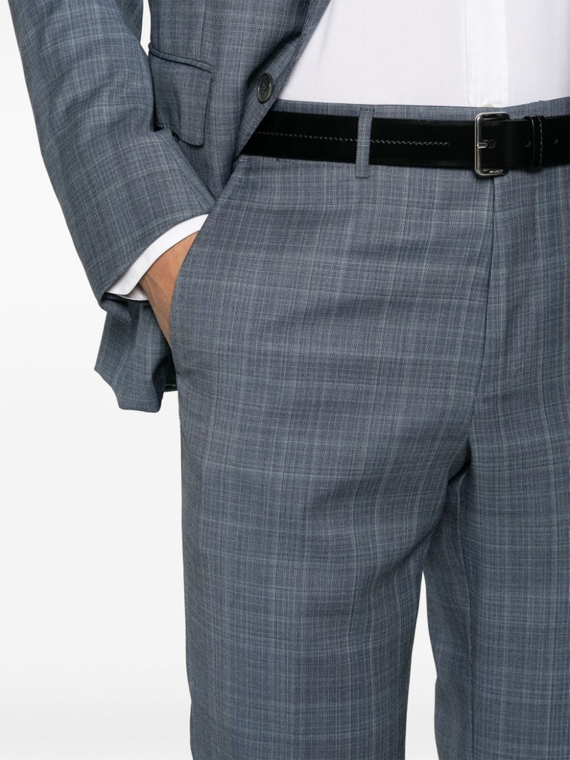 checked single-breasted suit 6