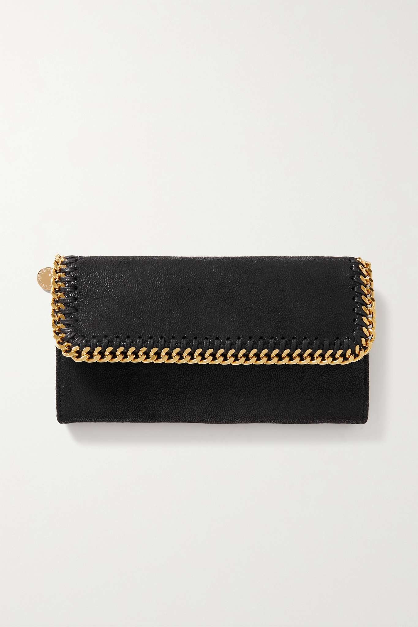 The Falabella vegetarian brushed-leather continental wallet - 1