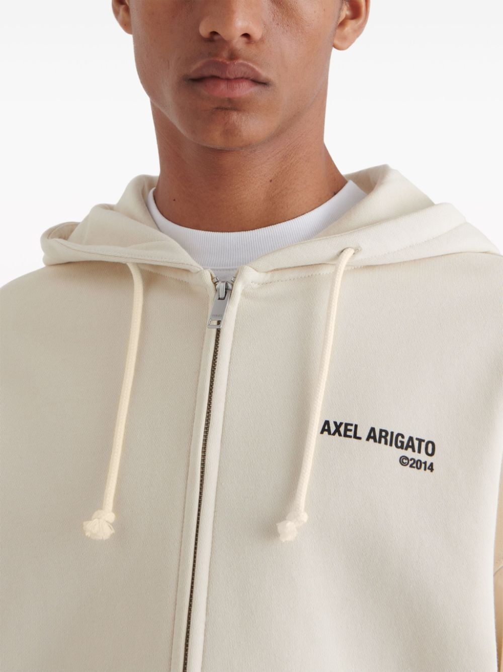 Field logo-print cotton hoodie - 5