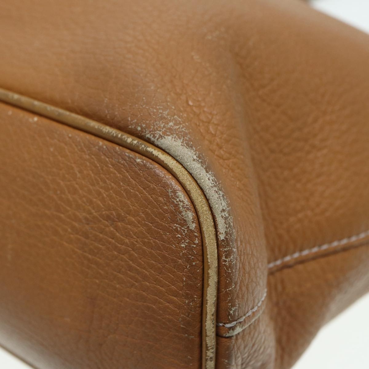 Burberry Hand Bag Leather Brown Silver - 15