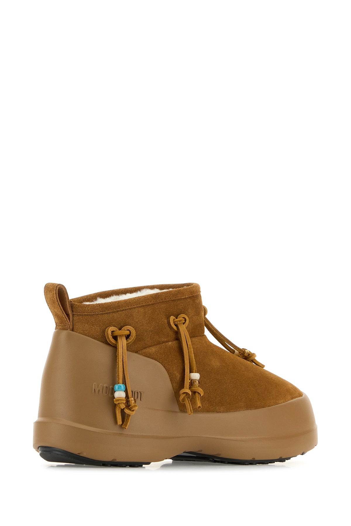 Caramel suede Luna Low ankle boots - 3