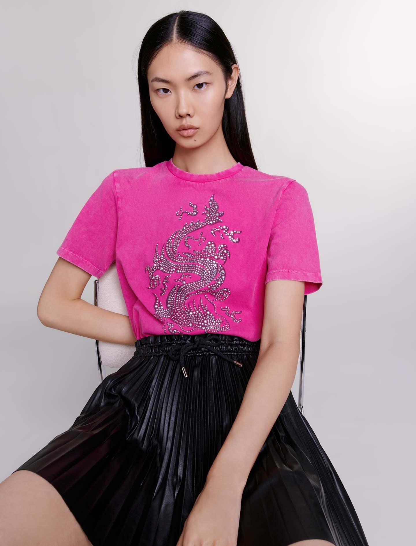 Rhinestone T-shirt - 3