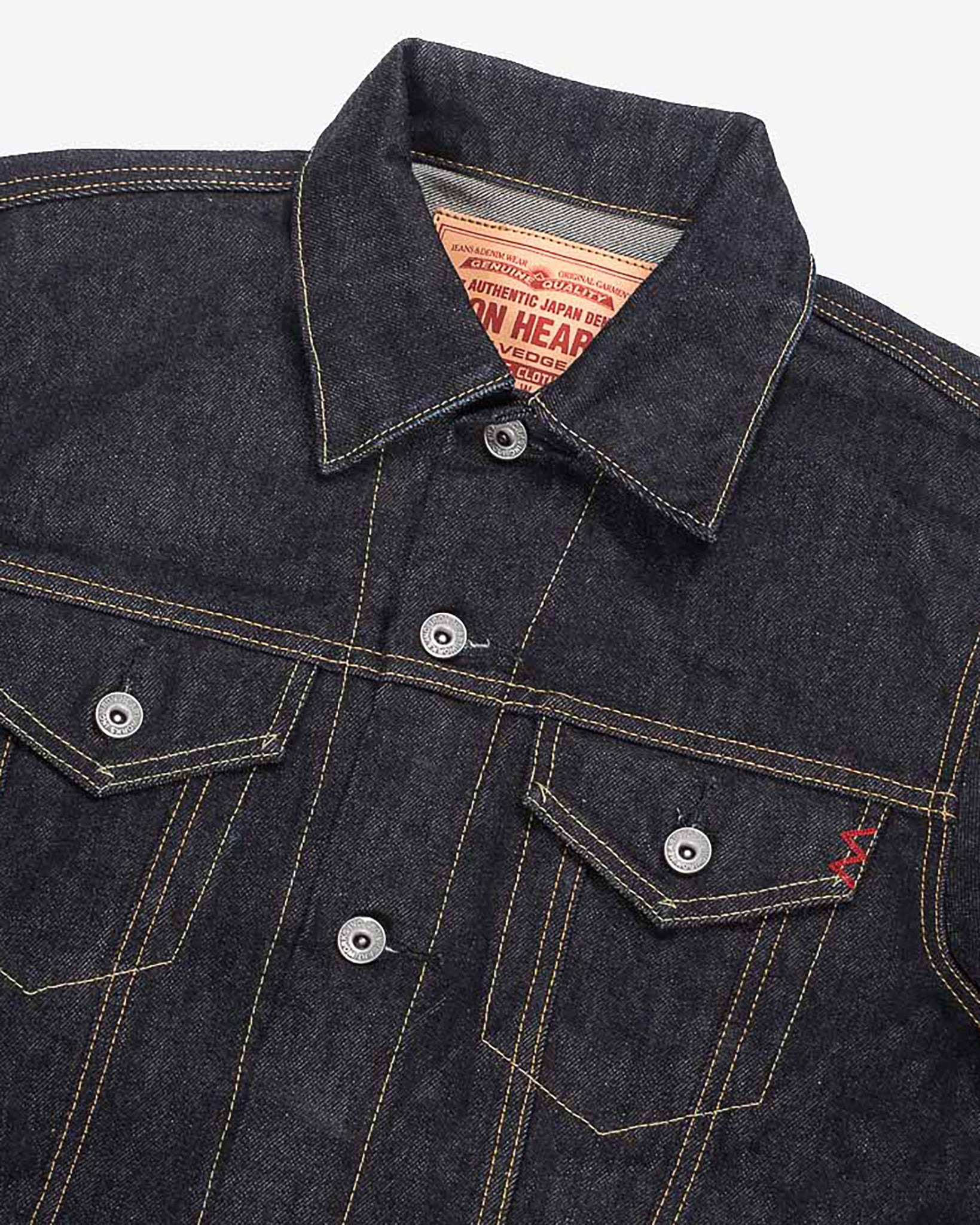 IH-526J-142 14oz Selvedge Denim Modified Type III Jacket -  Indigo - 10