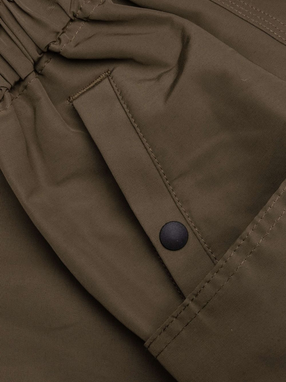 belted grosgrain trousers - 5