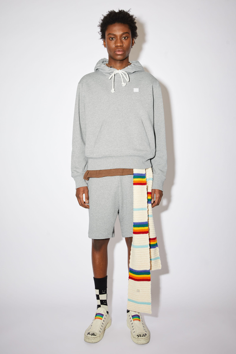 Acne Studios Hooded sweatshirt - Regular fit - Light Grey Melange outlook