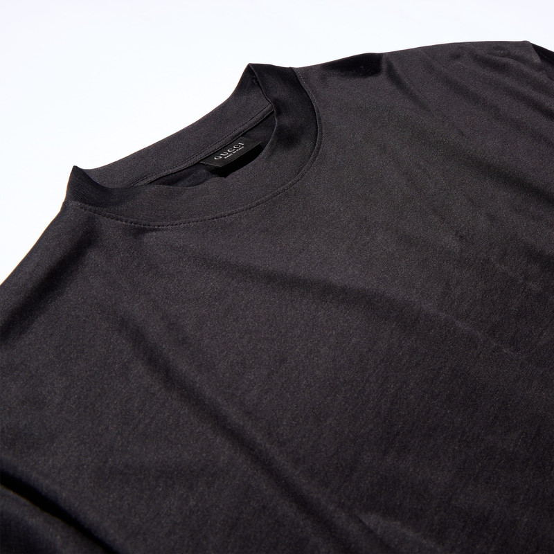 Oversize light silk jersey T-shirt 5