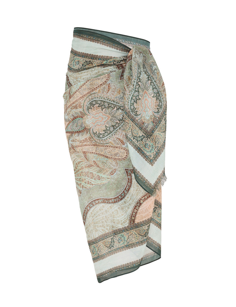 PRINTED COTTON PAREO 1