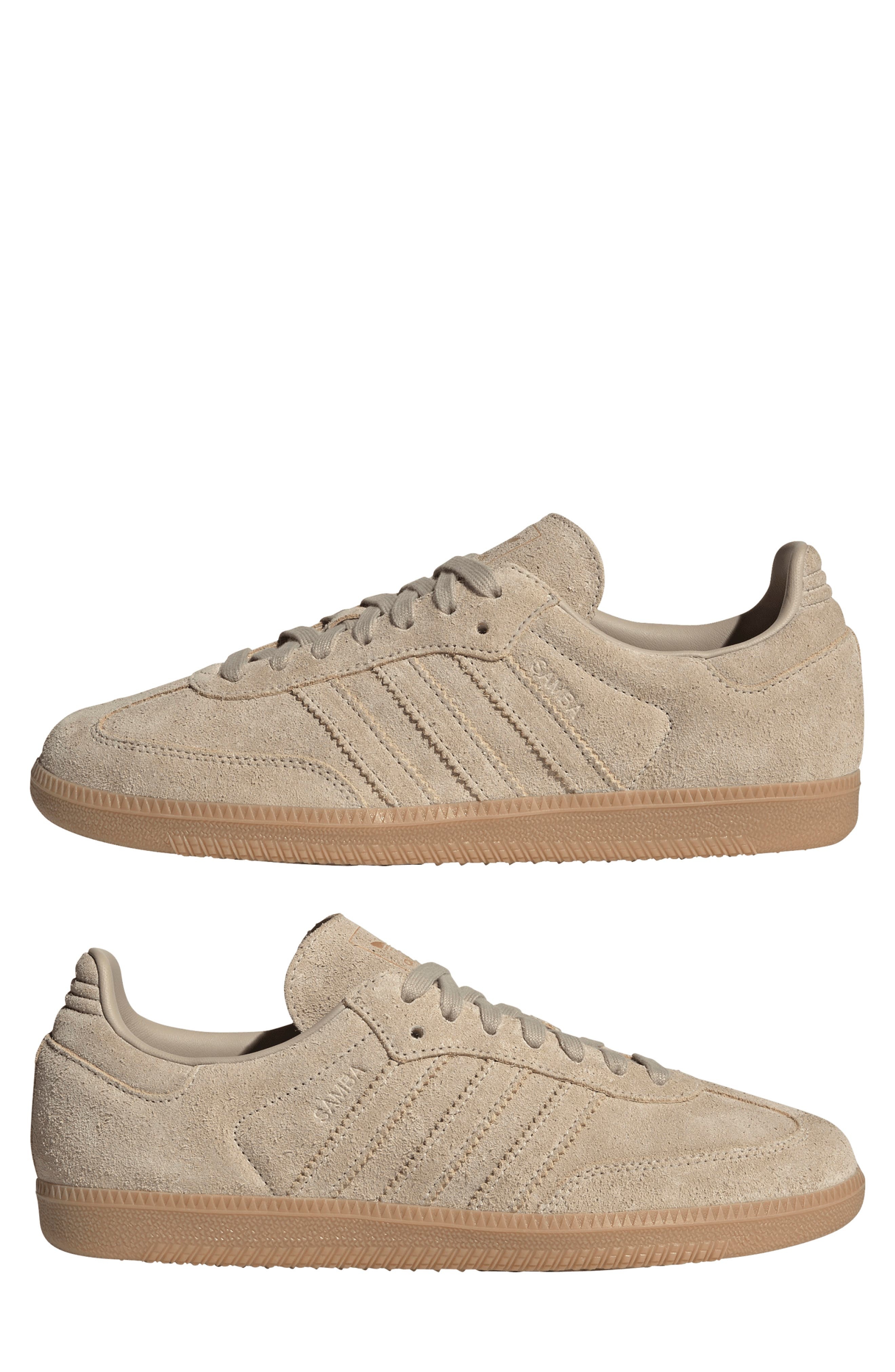 adidas Samba OG Sneaker in Clay Brown/clay Brown/oat at Nordstrom - 8
