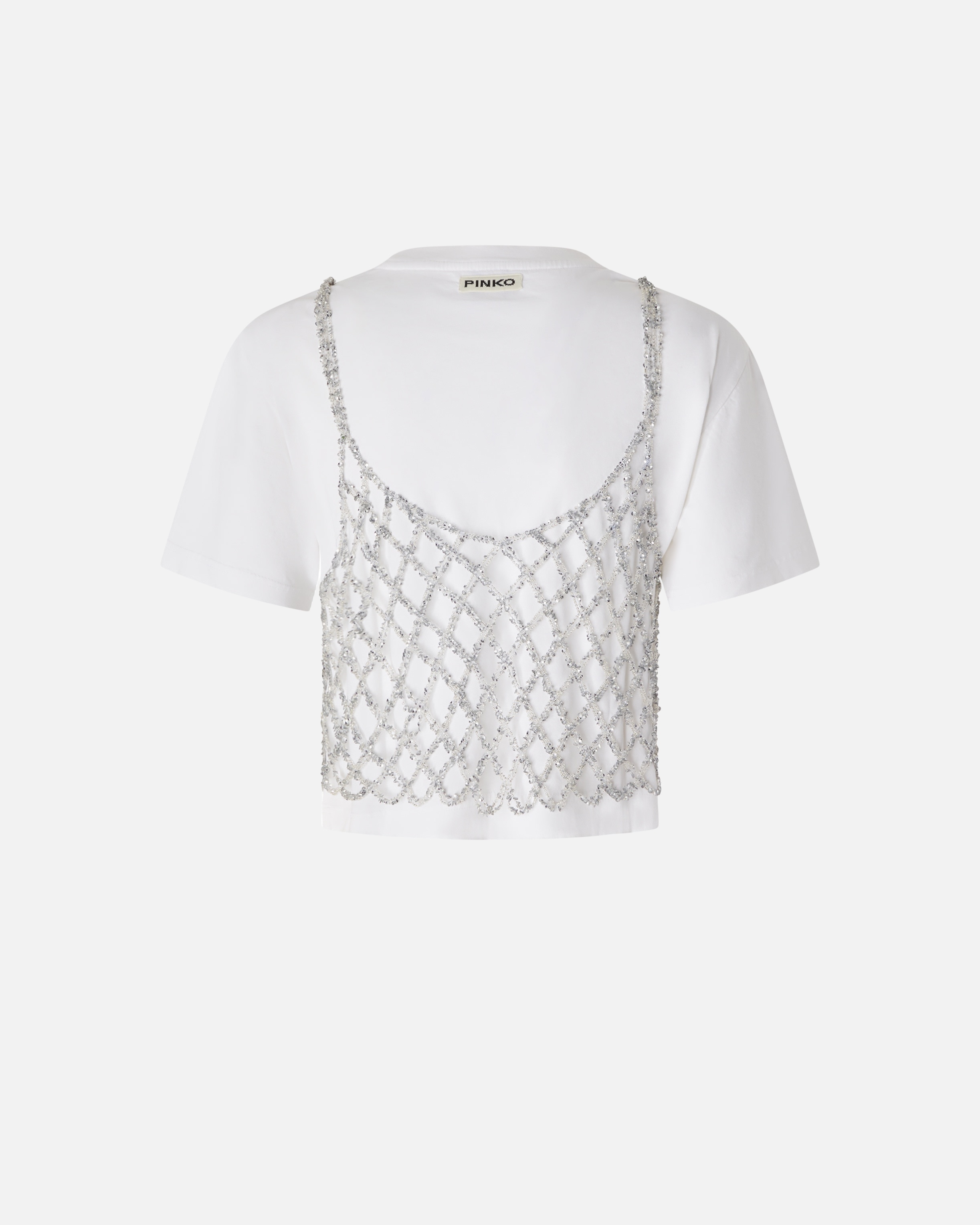 T-SHIRT WITH MATCHING MINI-SEQUIN TOP - 2