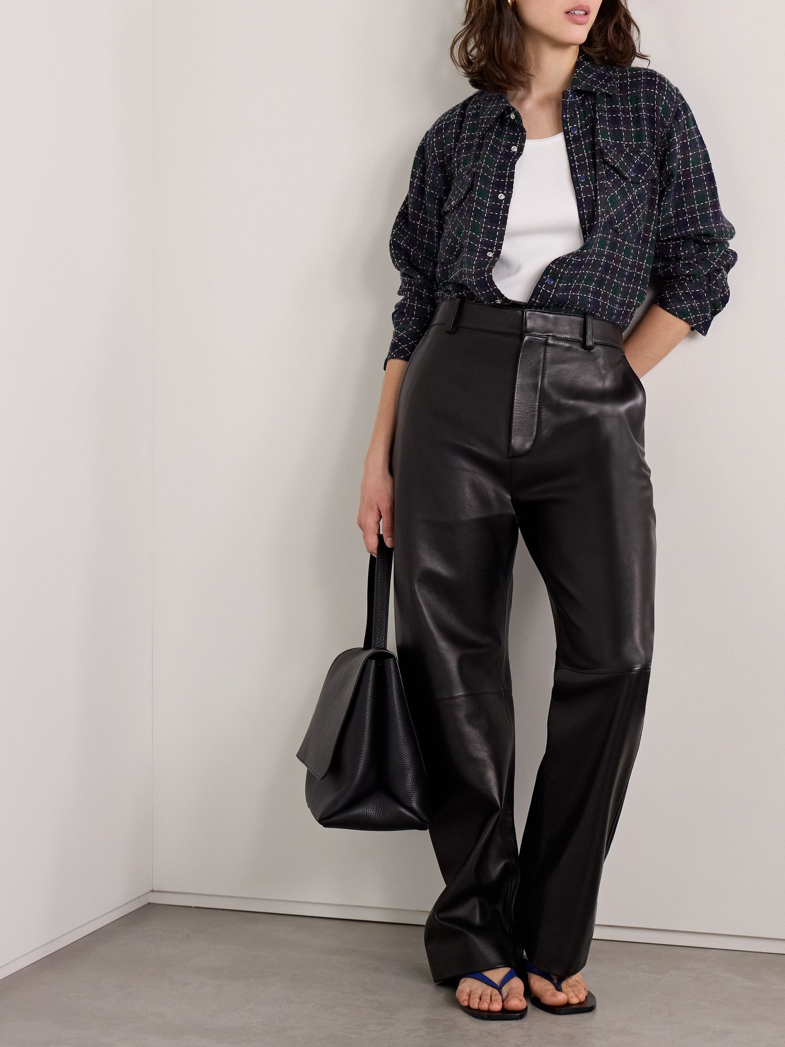 Checked cashmere shirt Multi - 2