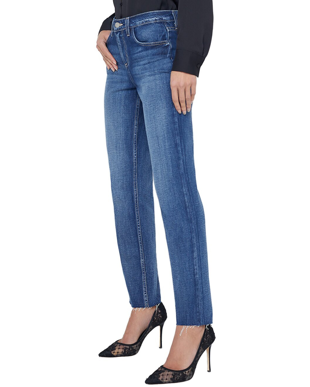 L'AGENCE Milana Low-Rise Stovepipe Jean - 3