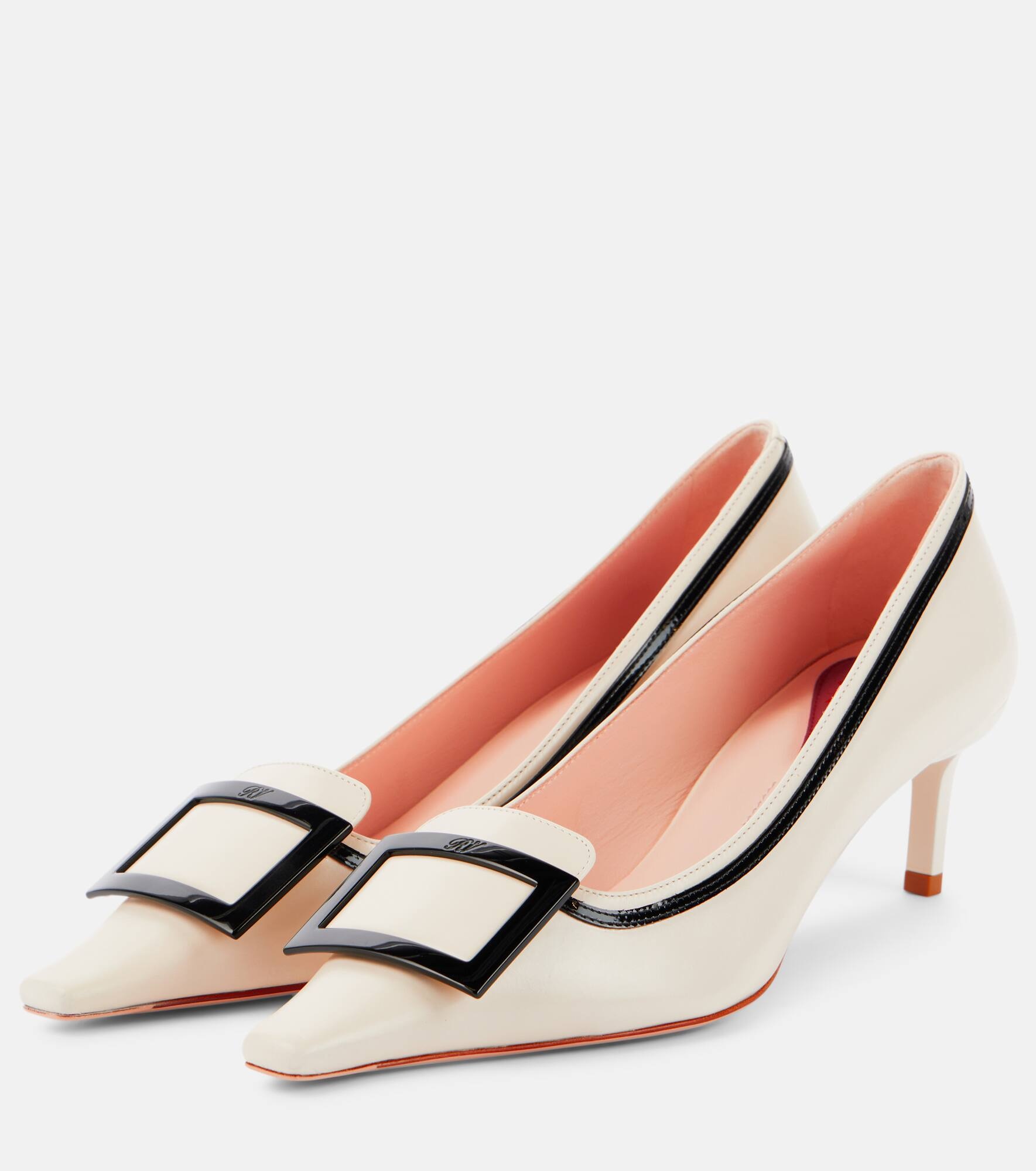Viv' Canard 55 leather pumps - 4