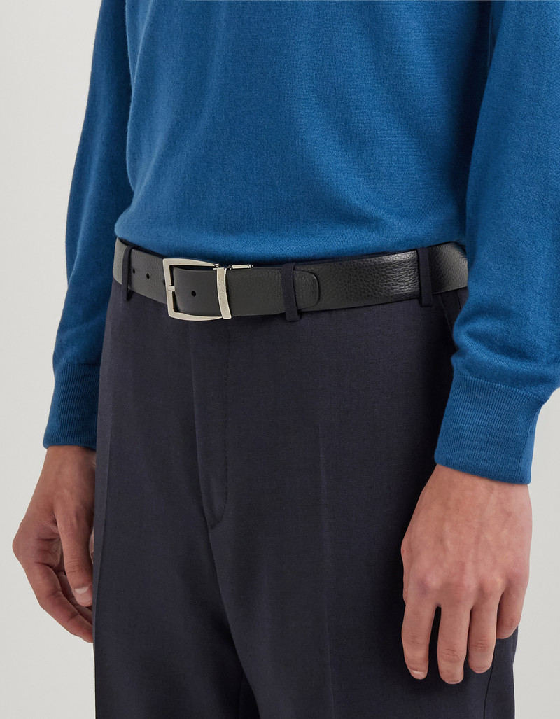 CORDOVAN FINISHING CALFSKIN BELT 15