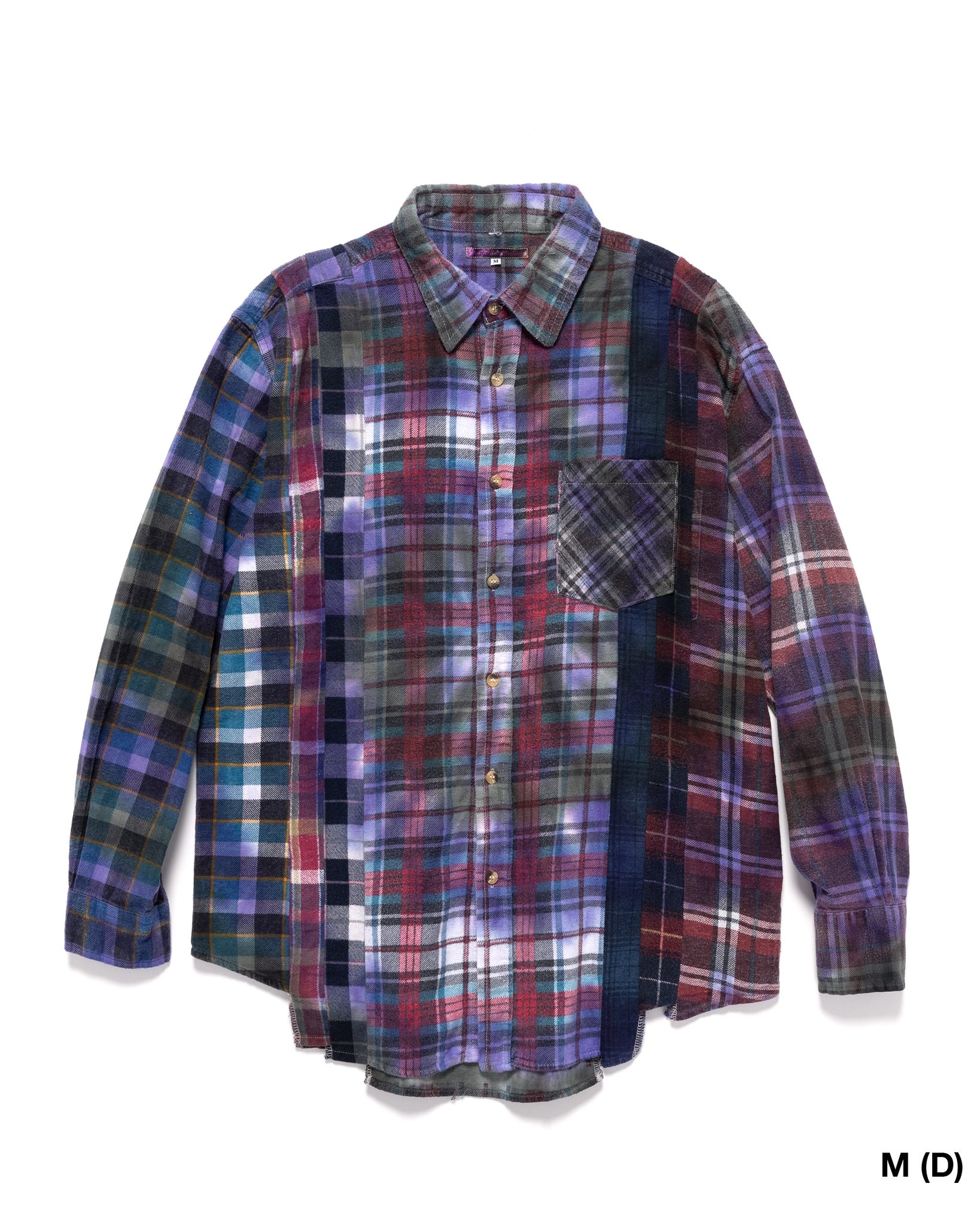 FLANNEL SHIRT -> 7 CUTS SHIRT / TIE DYE ASSORTED - 11