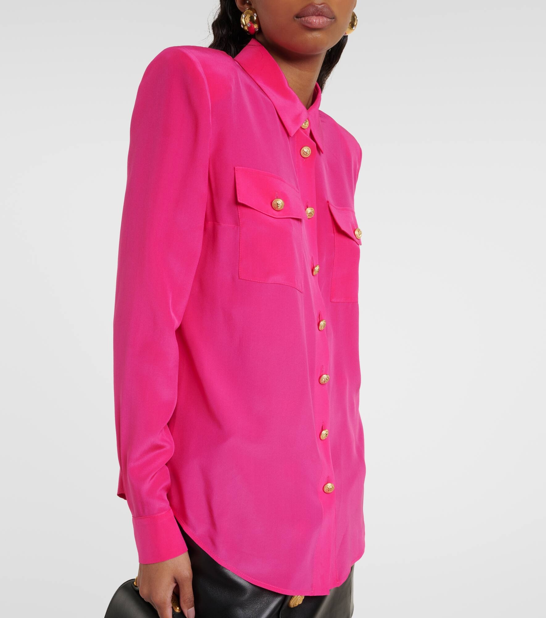 Silk crêpe de chine shirt - 4