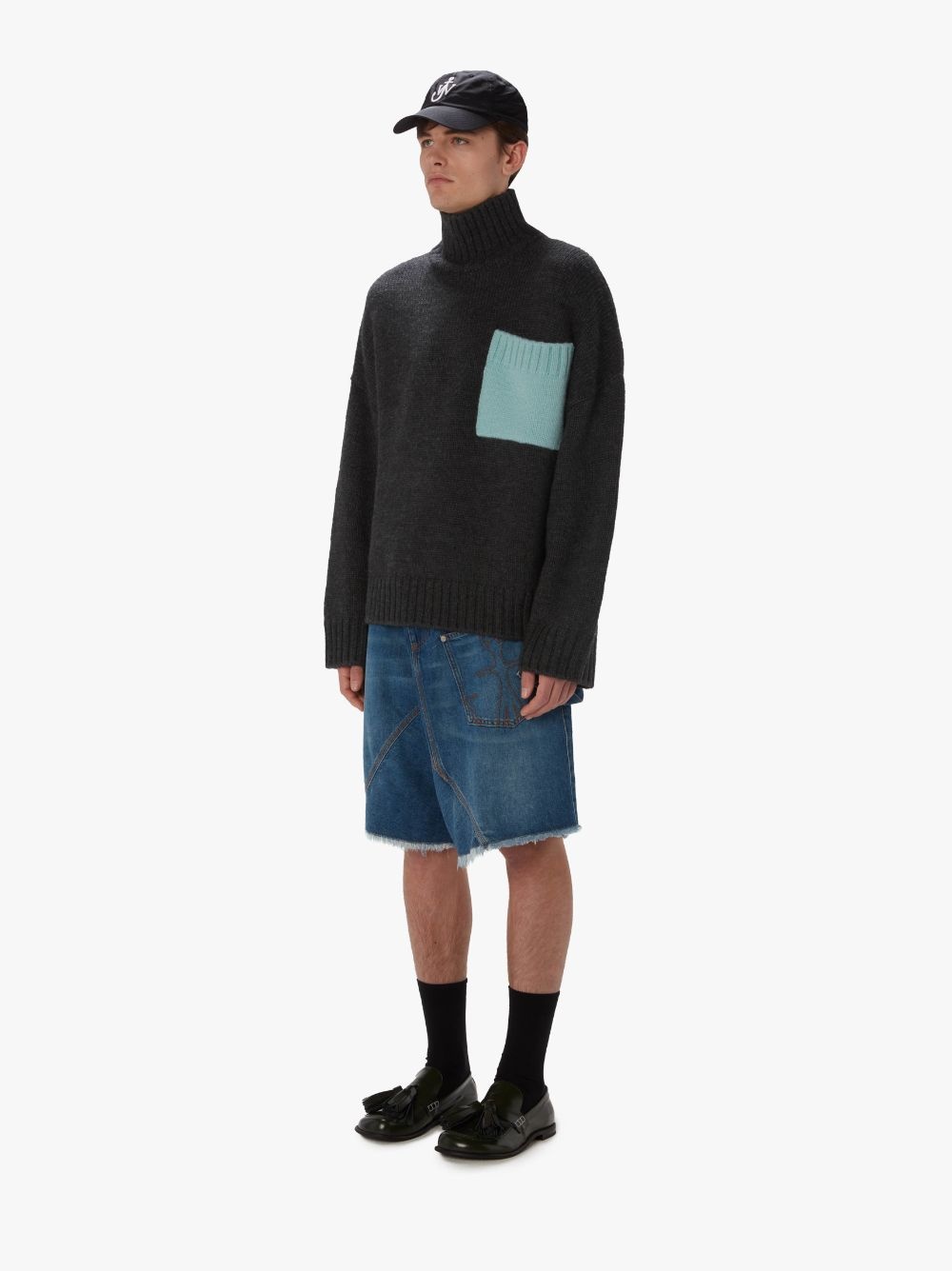 PATCH POCKET TURTLENECK SWEATER - 4