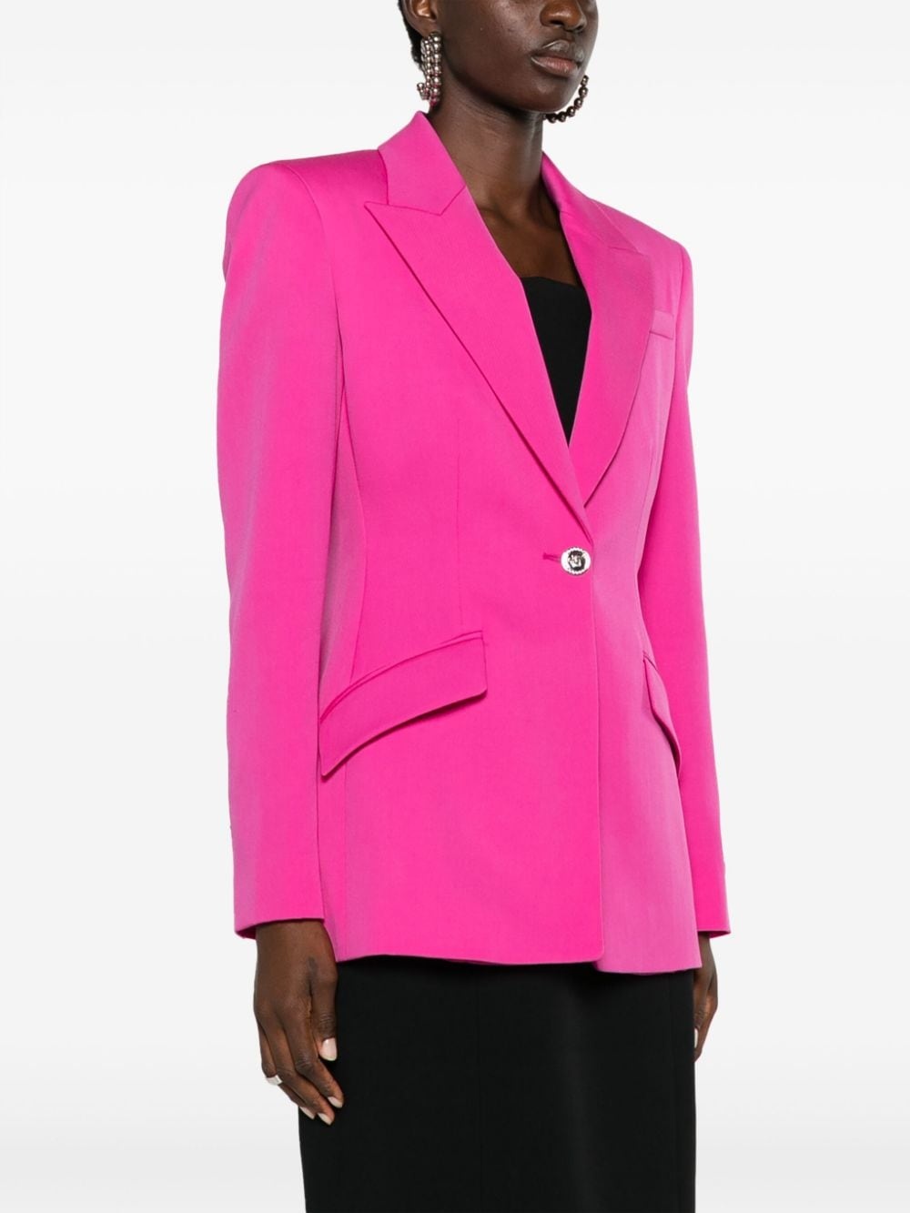 Medusa single-breasted virgin-wool blazer - 3