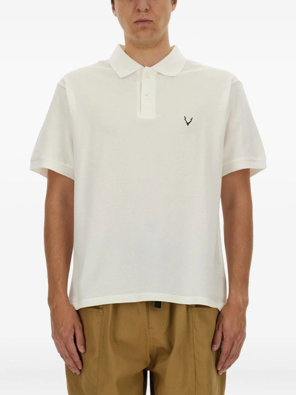 embroidered polo shirt - 1