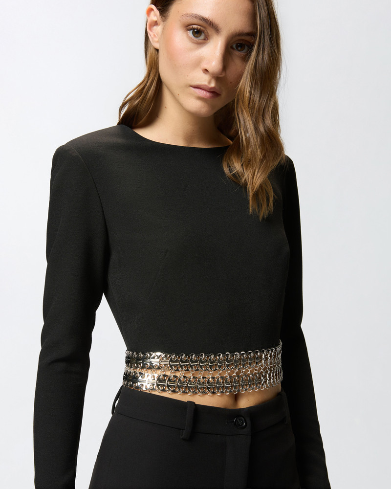 LONG-SLEEVED TOP WITH METAL EMBELLISHMENTS 5