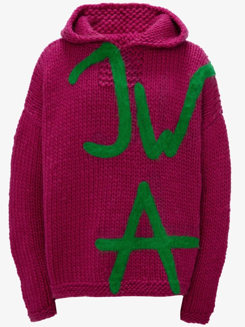 HANDKNIT JWA CHUNKY HOODIE - 1