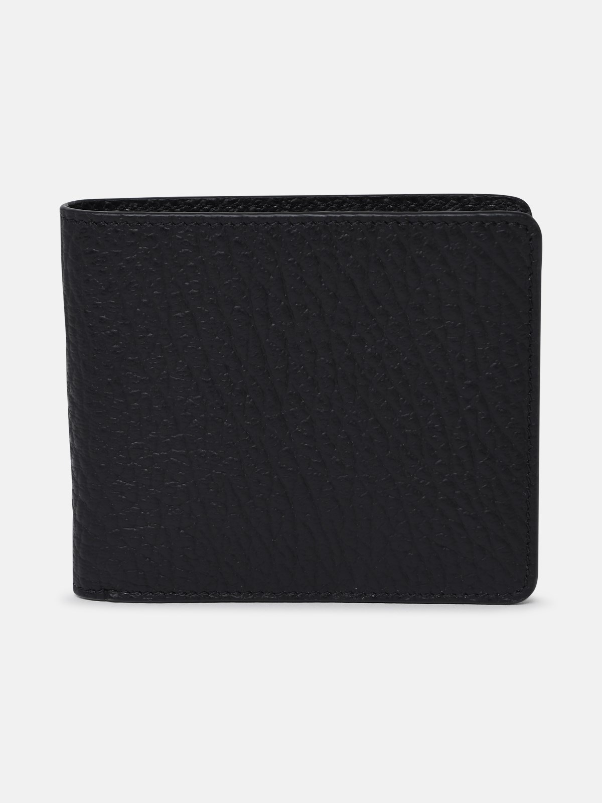 Four Stitches black embossed leather wallet - 1