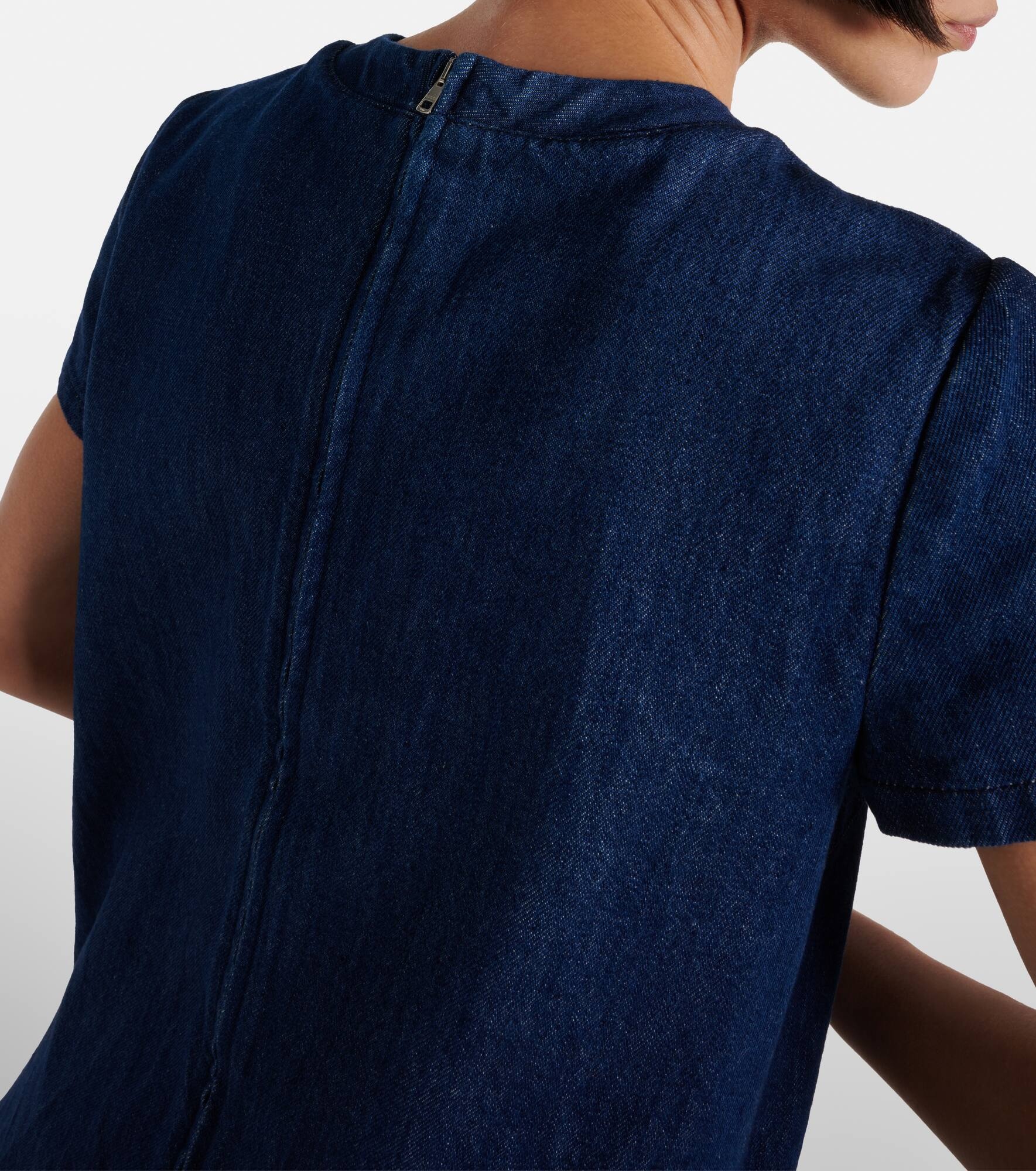 Horsebit denim minidress - 6